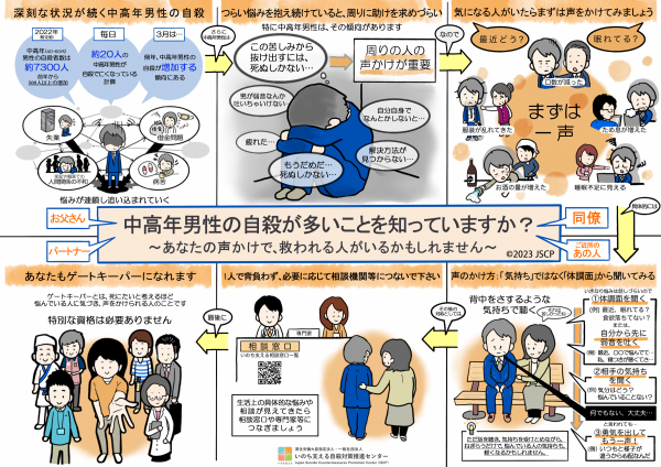 あなたの声かけで、救われる人がいるかもしれません
