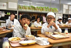 ラフランス給食