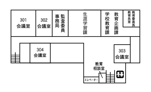 市役所3階