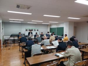 山元地区公民館での議会報告会の様子