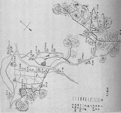 横川堰地図