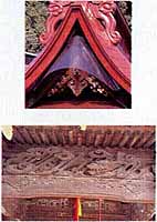 観音寺大日堂懸魚・向拝（龍）