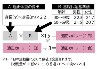 適正カロリー計算