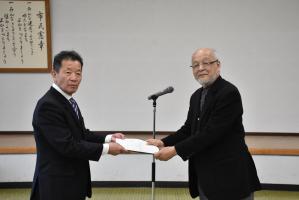第７次上山市振興計画後期基本計画答申式